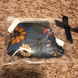 COPY - New Violet & Brooks Satin Floral Print Face Mask